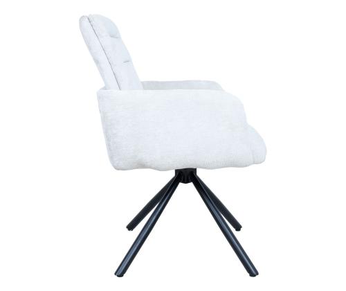 Tuoli BATUL kääntyvä, beige-valkoinen