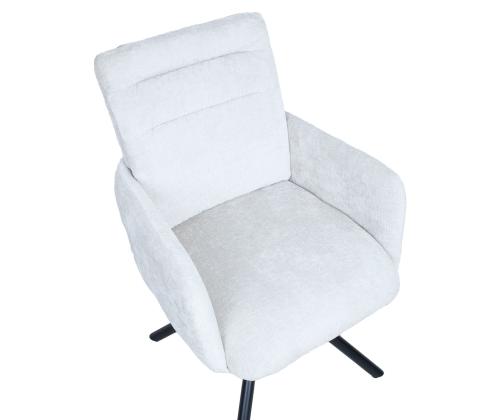 Tuoli BATUL kääntyvä, beige-valkoinen