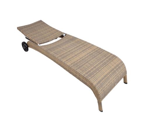 Lamami jakkara WICKER 73x196xH99cm, cappuccino
