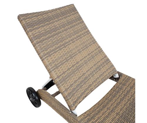 Lamami jakkara WICKER 73x196xH99cm, cappuccino
