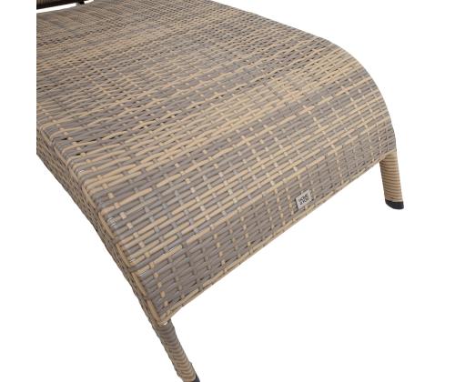 Lamami jakkara WICKER 73x196xH99cm, cappuccino