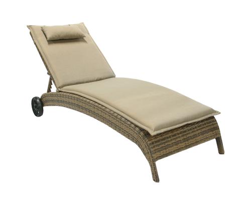 Lamami jakkara WICKER 73x196xH99cm, cappuccino