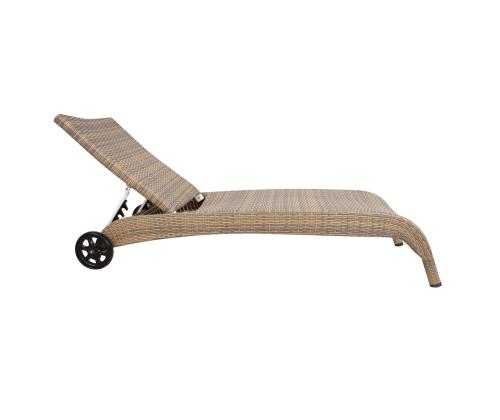 Lamami jakkara WICKER 73x196xH99cm, cappuccino
