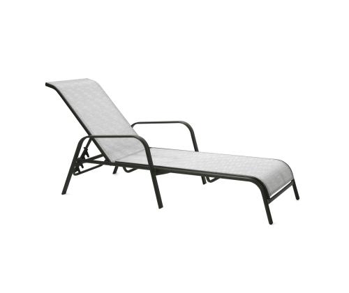 Lepotuoli DUBLIN, hopeanharmaa