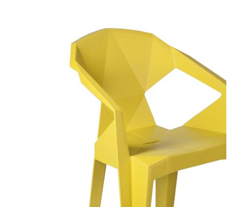 Työkalu MUZE 56x50,6xH80cm, sinapinkeltainen muovi