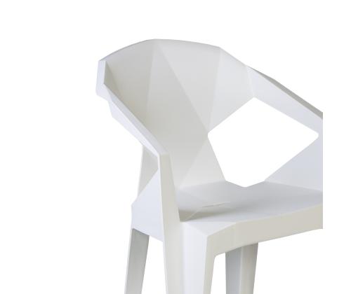 Työkalu MUZE 56x50,6xH80cm, valkoinen muovi