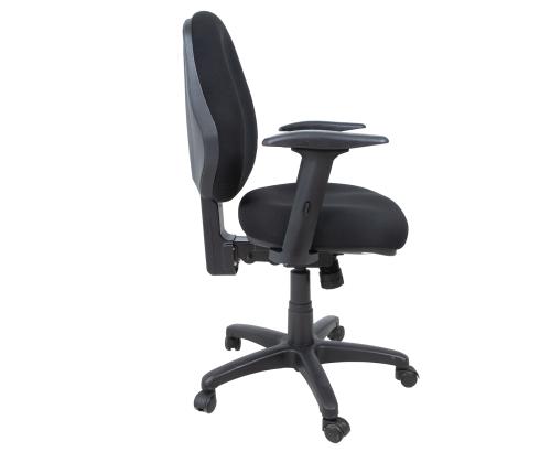 Arvutitool/kontoritool SAGA 64x64xH95,5-115cm, must