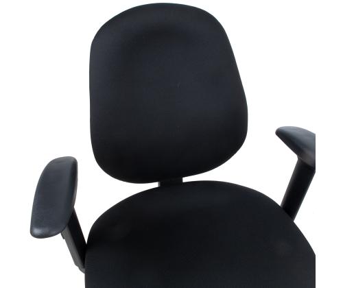 Arvutitool/kontoritool SAGA 64x64xH95,5-115cm, must