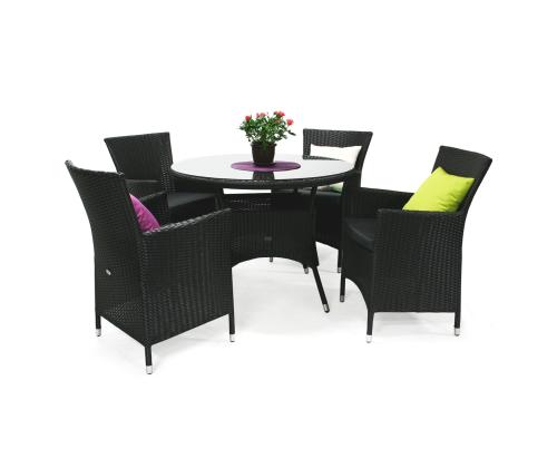 Tuoli WICKER-1 61x58xH86cm, musta