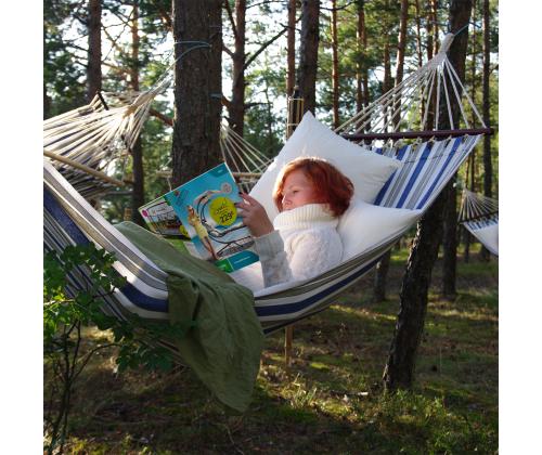 Riippukeinu RIINA, sininen raidallinen