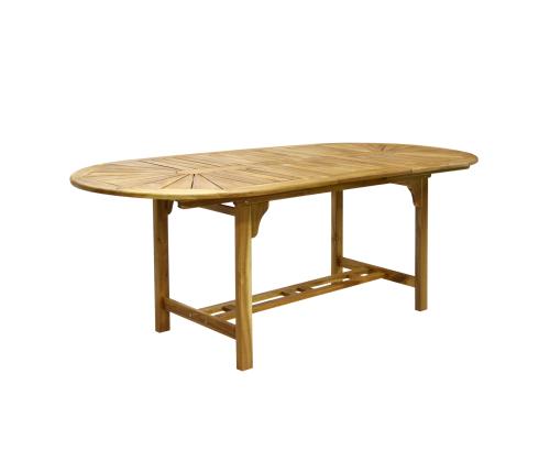 Pöytä FINLAY 153/195x90xH72cm, akaasia