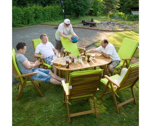 Pöytä FINLAY 153/195x90xH72cm, akaasia