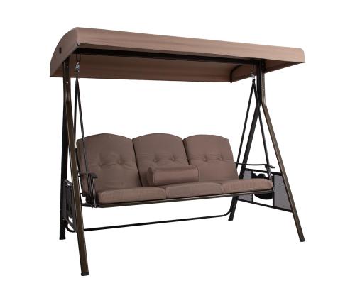 Keinu FRANCO 3-paikkainen, ruskea