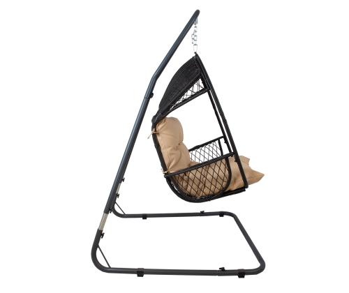 Riipputuolin jalusta 116x136xK195/230cm, tummanharmaa