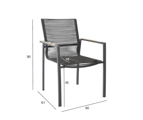 Työkalu MONTANA 60x61xH90cm, harmaa