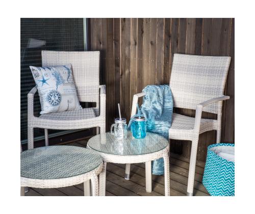 Tuoli WICKER-3 käsinojilla 59x66xH91cm, beeþ