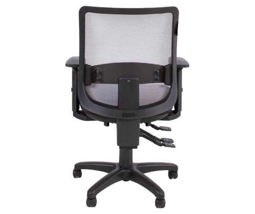 Tietokonetuoli/työtuoli SAGA, 65,5x64xH94,5-114cm, musta/harmaa, polyesterikangas, muovi