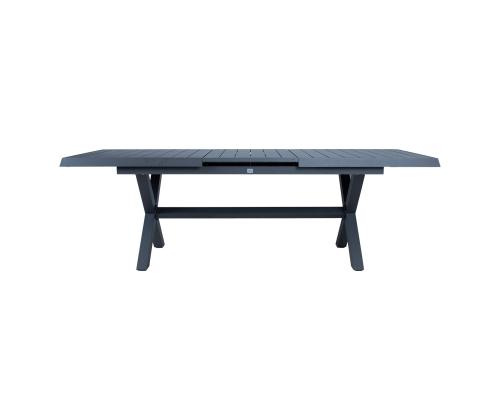 Pöytä COLUMBUS 183/243x100xH76, tummanharmaa