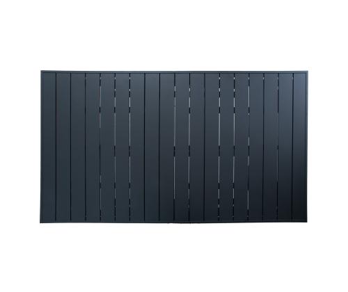 Pöytä COLUMBUS 183/243x100xH76, tummanharmaa