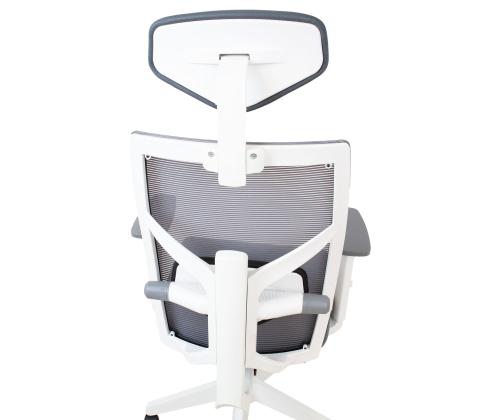 Työtuoli TUNE harmaa, valkoinen runko