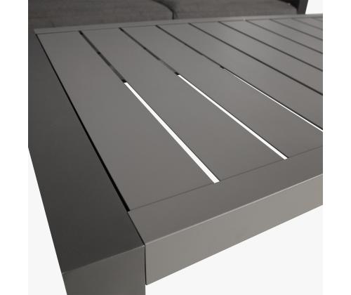 Puutarhakalusteet TOMSON pöytä, sohva ja 2 tuolia, harmaa