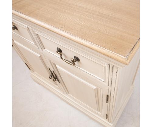 Kumut SAMIRA, jossa 2 ovea ja 2 laatikkoa, 85x39xH82cm