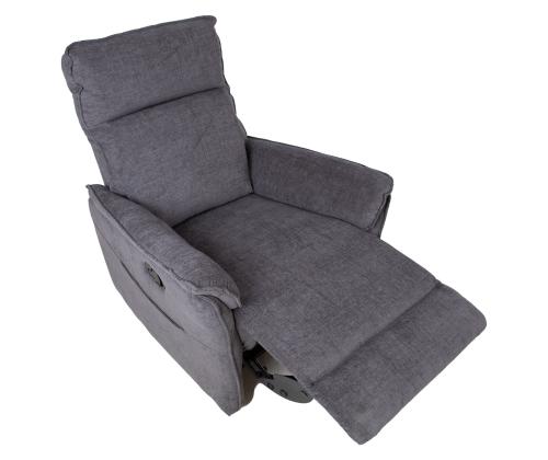 Nojatuoli GERRY manuaalinen lepotuoli, harmaa