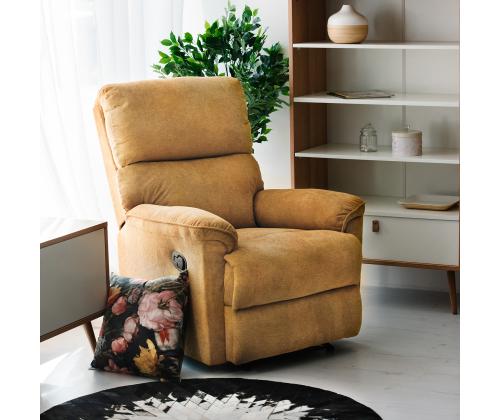 Nojatuoli GUSTAV manuaalinen lepotuoli, keltainen