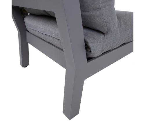 Välisohvamoduuli FLUFFY, harmaa