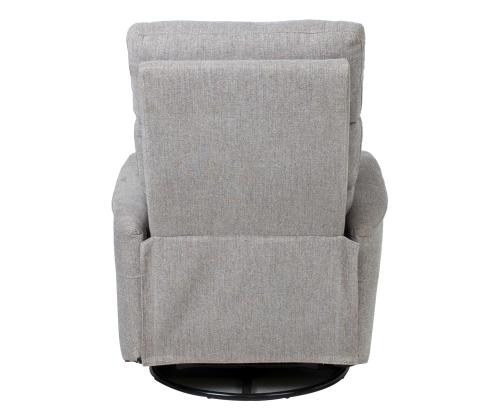 Nojatuoli BARCLAY manuaalinen lepotuoli, pyörivä ja keinuva, vaaleanharmaa