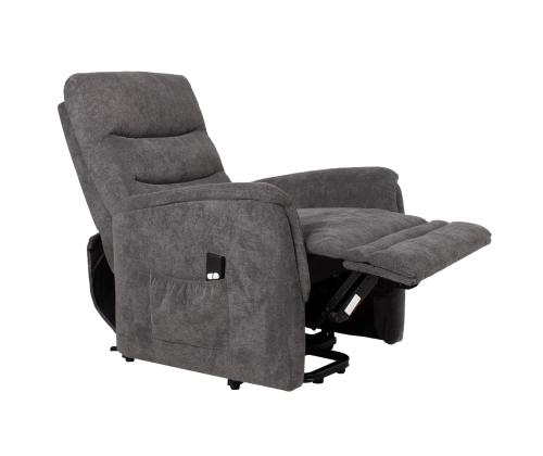 Nojatuoli BARCLAY electric lift recliner 79x86xH105cm, harmaa
