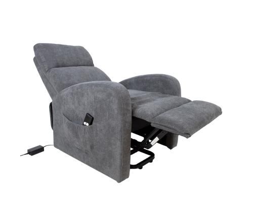 Nojatuoli BARNY sähkötoiminen nostettava nojatuoli 72x93xH104cm, harmaa