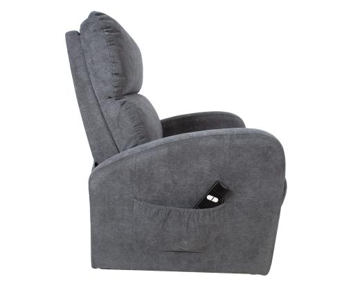 Nojatuoli BARNY sähkötoiminen nostettava nojatuoli 72x93xH104cm, harmaa