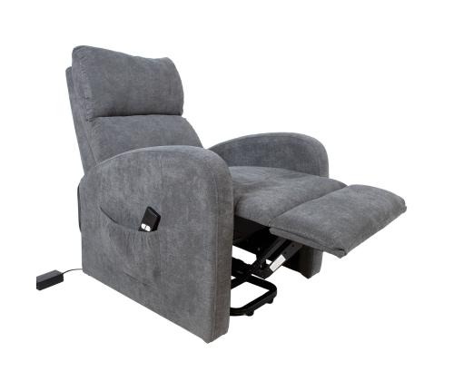 Nojatuoli BARNY sähkötoiminen nostettava nojatuoli 72x93xH104cm, harmaa