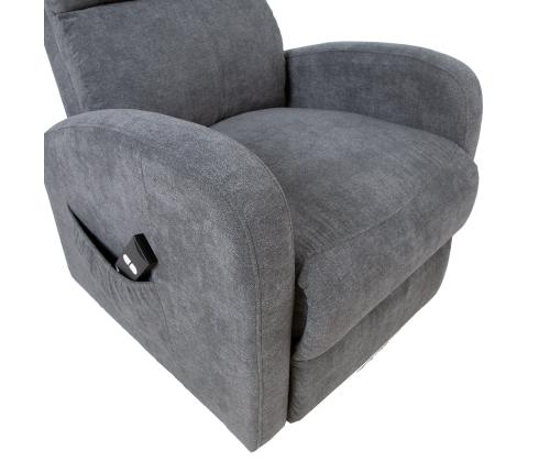 Nojatuoli BARNY sähkötoiminen nostettava nojatuoli 72x93xH104cm, harmaa