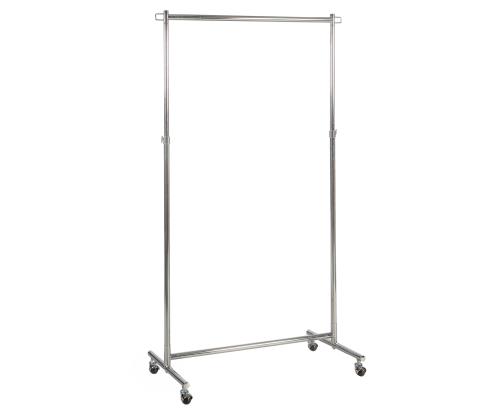 Stange GIGANT pyörillä 93x42xH116-171cm, kantavuus 100kg, materiaali: teräs, väri: kromi