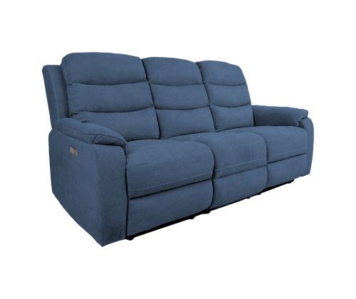 Sohva MIMI 3-istuttava sähköinen lepotuoli, sininen