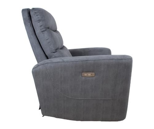 Nojatuoli GASTON sähköinen lepotuoli, harmaa sametti