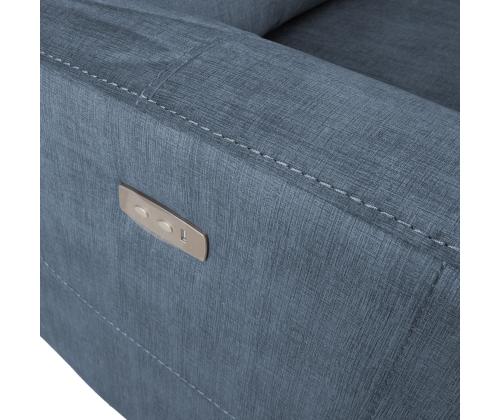 Nojatuoli GASTON sähköinen lepotuoli 92x85xH104cm, sininen