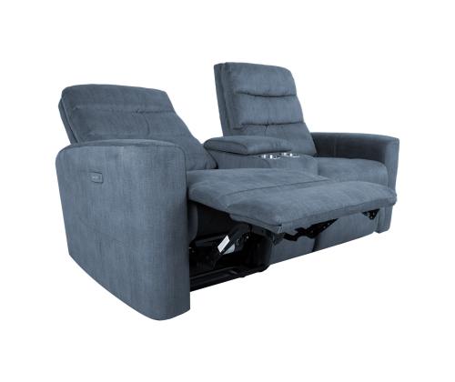 Sohva GASTON 2-istuttava sähköinen lepotuoli 182x85xH104cm, sininen