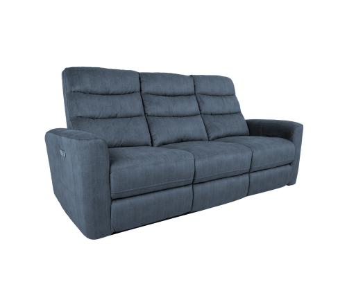 Sohva GASTON 3-istuttava sähköinen lepotuoli 206x85xH104cm, sininen