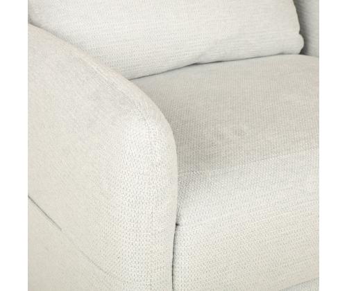 Nojatuoli KATY sähköinen lepotuoli hierontatoiminnolla 78x97xH100cm, sinertävän valkoinen