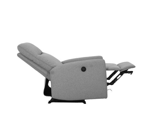 Nojatuoli KATY sähköinen lepotuoli, vaaleanharmaa