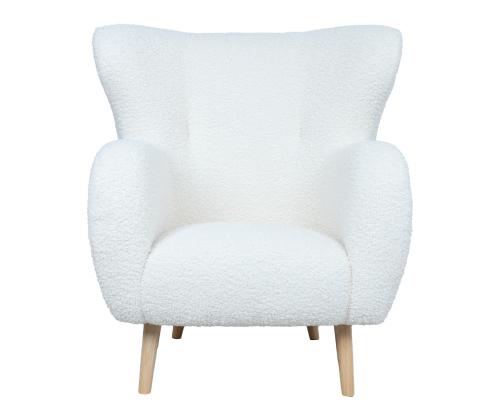 Nojatuoli ELISA 91x88x98cm, lämmin valkoinen