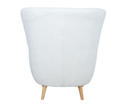 Nojatuoli ELISA 91x88x98cm, lämmin valkoinen