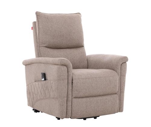 Tukituoli GIANNI sähkökäyttöinen nostotuoli 85x86xH106cm, beige