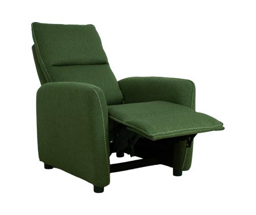 Nojatuoli ZAC push back lepotuoli 74x95xH101cm, vihreä