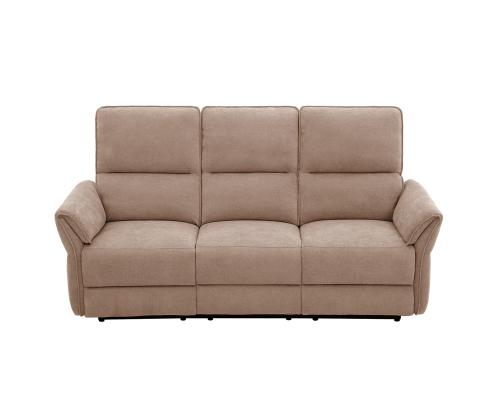 Sohva DAMIKA 3-istuttava sähköinen lepotuoli 200x92xH103cm, vaaleanruskea