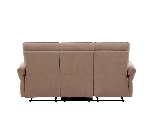 Sohva DAMIKA 3-istuttava sähköinen lepotuoli 200x92xH103cm, vaaleanruskea