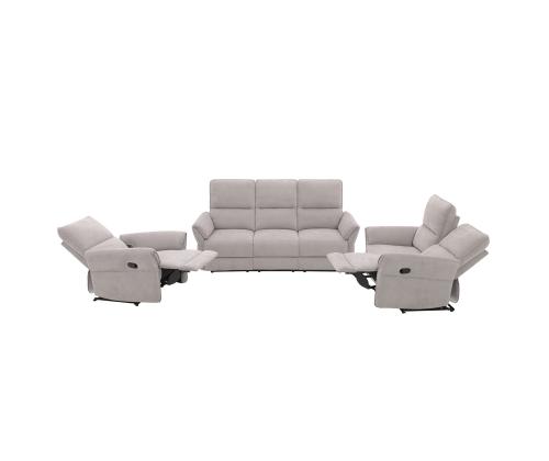 Sohva DAMIKA 3-istuttava sähköinen lepotuoli 200x92xH103cm, harmaa